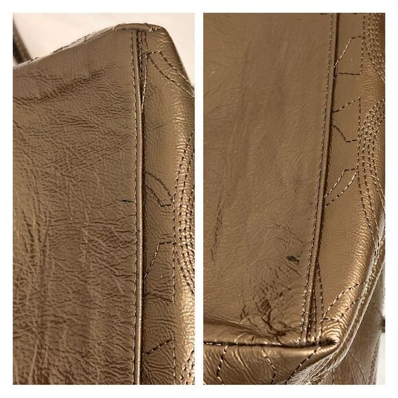 Coach Green Patent Leather Shoulder Bag - Picture 14 of 14